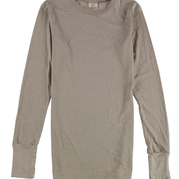 BKE Womens Doodle Basic T-Shirt, Brown, Large