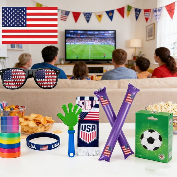 BKER Brazilian football fan kit Complete Fan Party For Game Day Celebrations And Themed Events