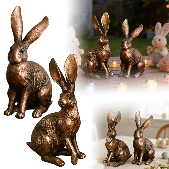 BKER Easter Decorations A Classical Style Animal Patterned Decorative Figurine For Easter Suitable For Indoor And Outdoor Settings Such As Gardens And Living Rooms