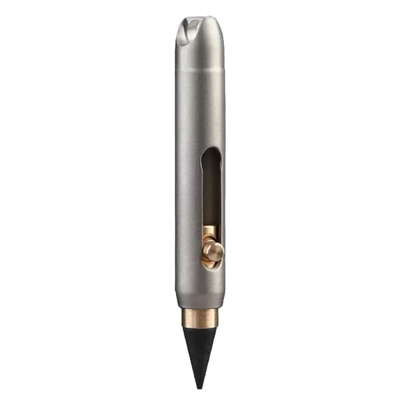 BKER In Finity Forever Pencil Everlasting Metal Inkless Pencils Set Titanium Alloy Forever Everlasting Pencil | Desk De Cor Pocket Pen For Writing Unique Keychain Pendant School