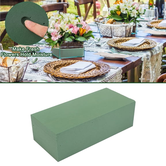 BKER Floral Foam For Fresh & Dried Flowers  Lightweight Absorbent Sponge For Arrangements Crafts & Home  Non Crumbling Long Lasting Support