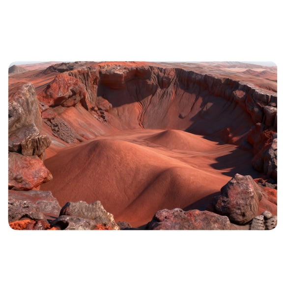 BKER Geometric Sqaure Pattern 3D Vortex Visual Illusion Area Rug Modern Time Moutain,Sea Playroom Bedroom Floor Carpet Rectangular Rugs Mat,24'x15.7'