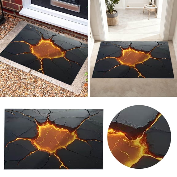 BKER Visual Illusion Endless Abyss Pattern HD Printed Non- Doormat,3D Optical Illusion Rug, Bottomless Hole Area Rugs, Abyss Carpet for Floor Door Mat,(40cm-120cm)