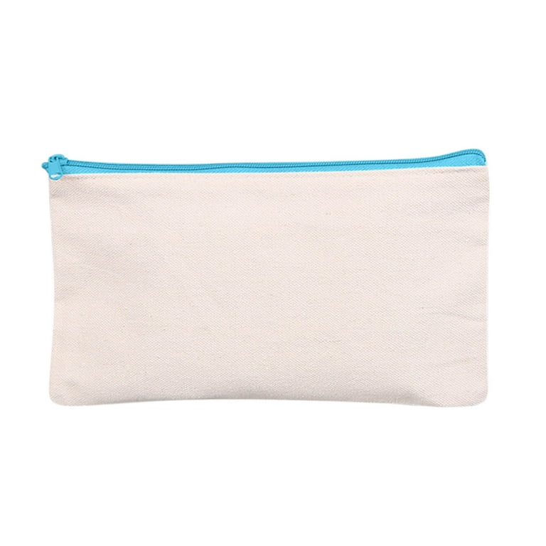 Canvas zipper pencil pouch clearance
