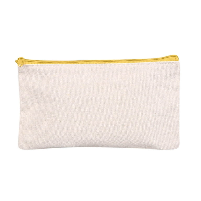 Blank canvas pouch sales