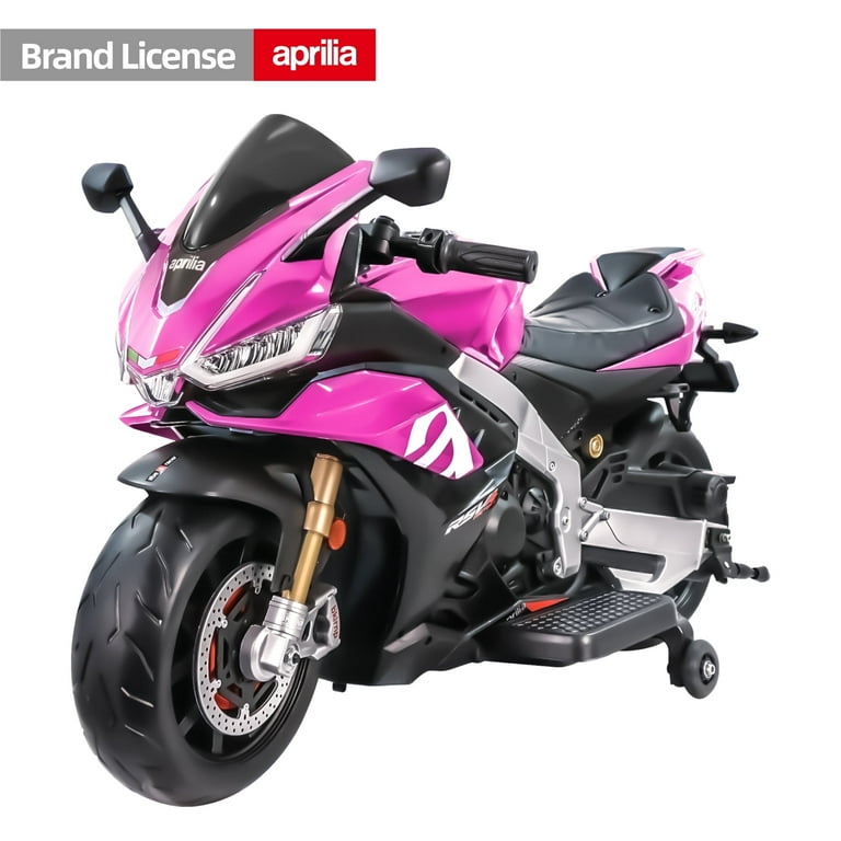 BKIRNP Aprilia 24V Kids Motorcycle Electric Motorbike Ride on Toy