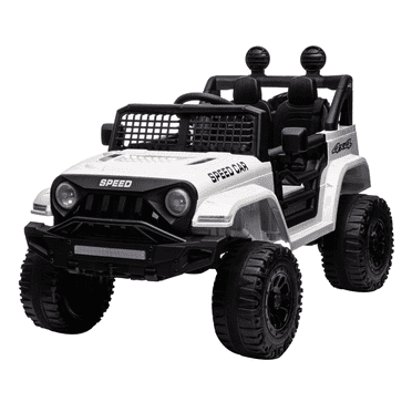 BKIRNP Kids Electric Car Ride on Car 12V Powered 4-Wheel Battery w/ Remote Control MP3 LED Lights Bluetooth Music for Kids 2 