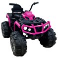 thumbnail image 1 of BKIRNP Pink 24V Kids Ride-On ATV Off-Road Quad Car 5mph Electric Car with 2 Speeds and Bluetooth Music, 1 of 10