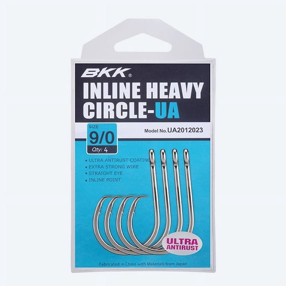 BKK Hooks Hybrid Heavy Circle-SS Size 10/0# 3 Pack