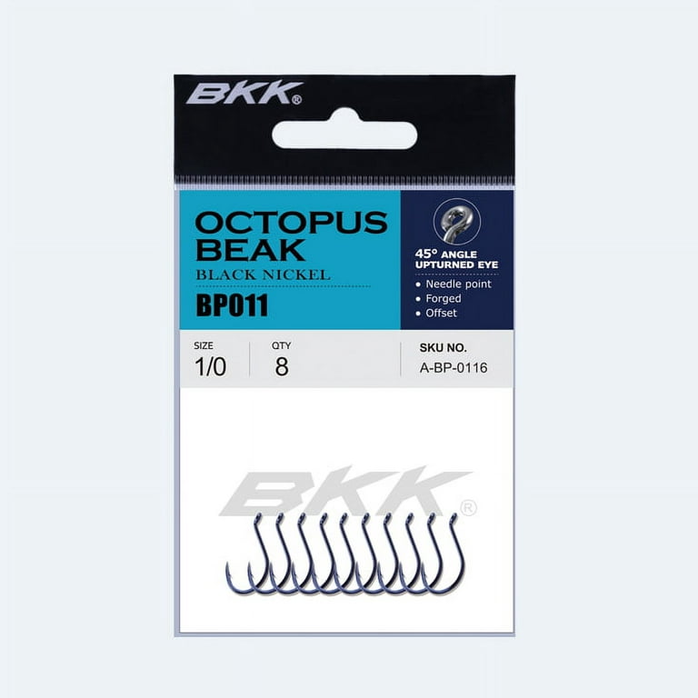 BKK Hooks Octopus Beak (B-25) Size 3/0# 25 Pack