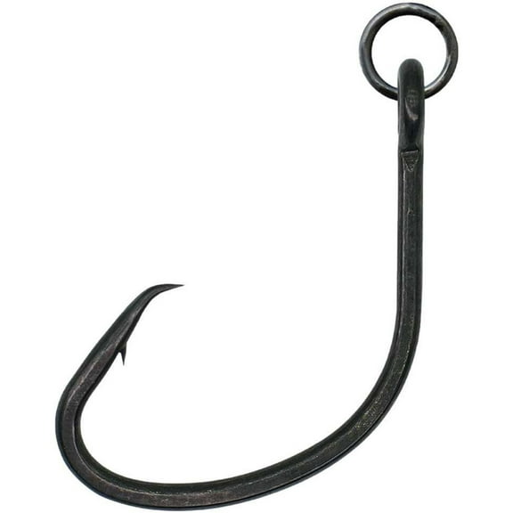 BKK Hooks Ringed Mutsu Circle Medium-Ss, Bight Tin, Size #1