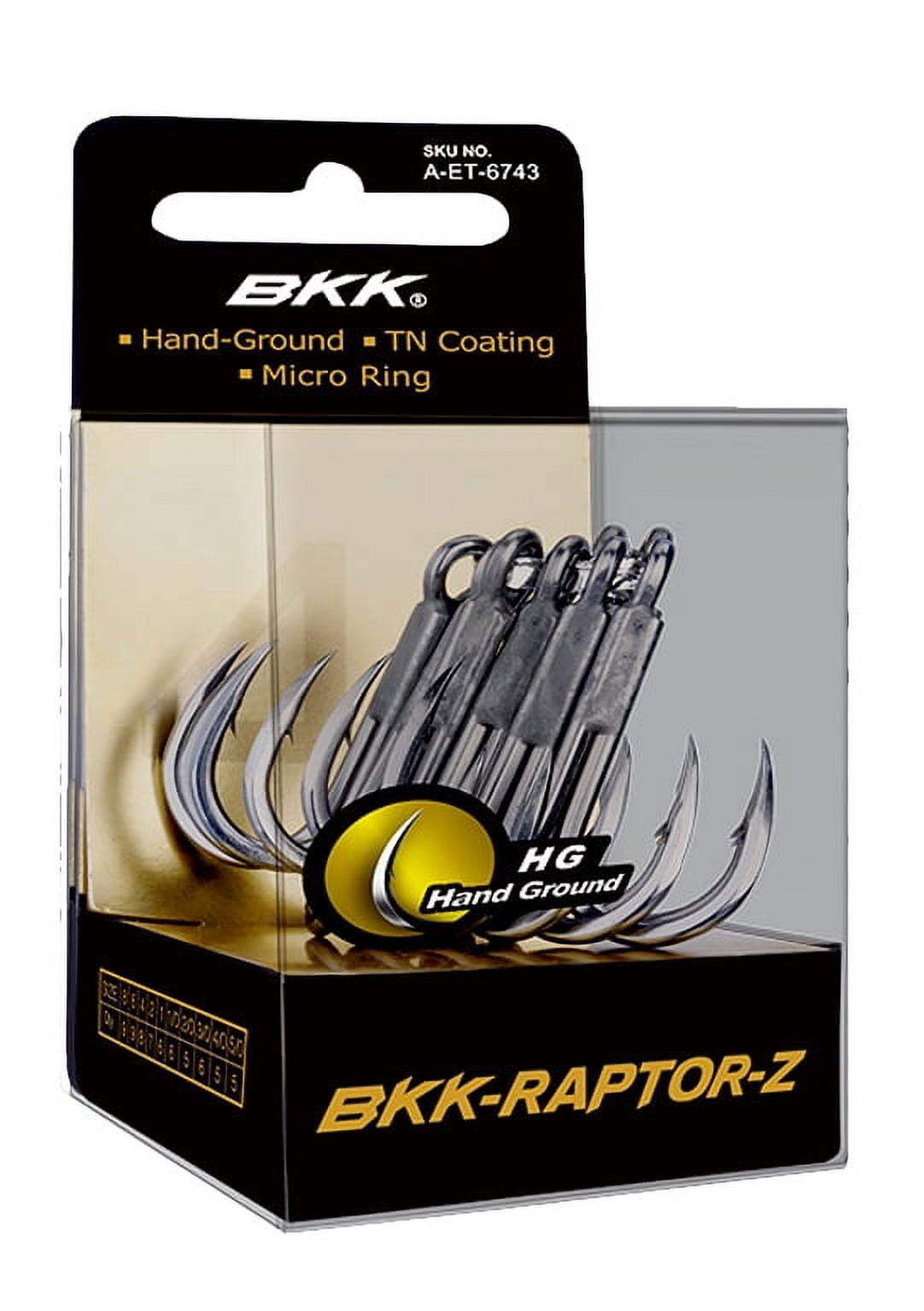 BKK Raptor Z Treble Hooks