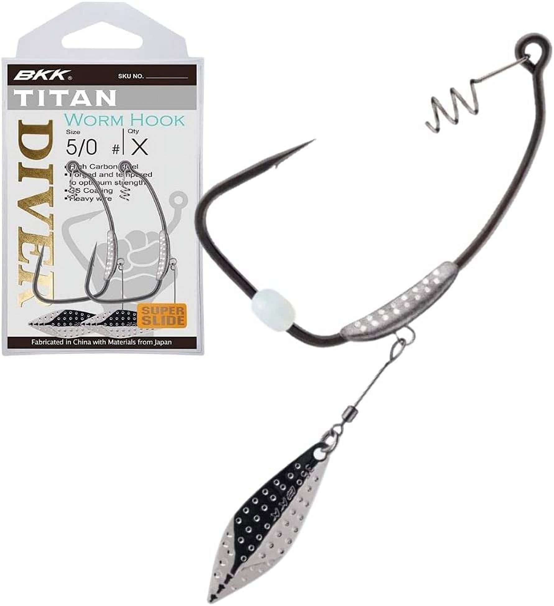 BKK Titandiver Weighted Swimbait Hooks Size 3/0