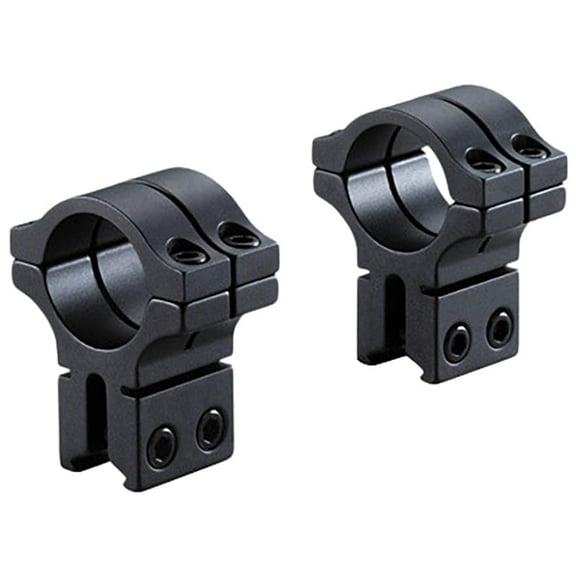 BKL Technologies 200 Series Double Strap Dovetail Scope Rings 1" High Matte Black