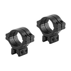 BKL Technologies 300 Series Double Strap Dovetail Scope Rings 1" Medium Matte Black