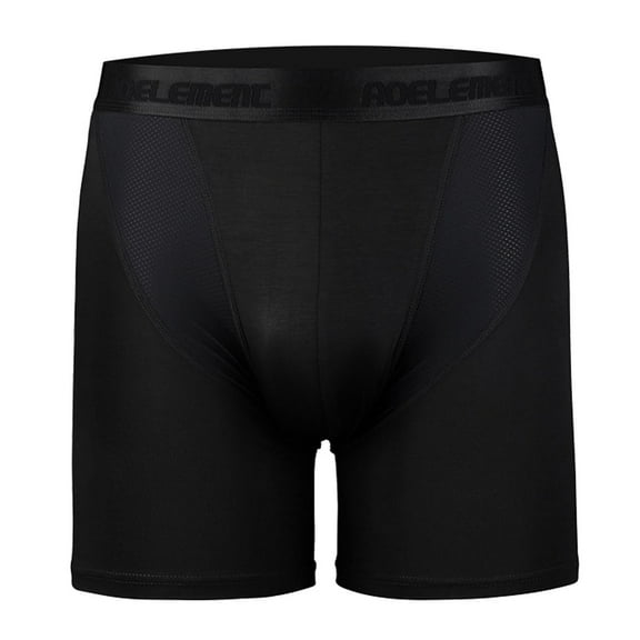 BKQCNKM Boxers for Men Mens Boxer Briefs Mens Crotch Seamless Glossy Silky High Elastic Plus Size Mens Briefs Underwear Transparent. Mens Boxers Black 3xl