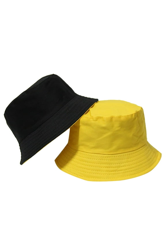 Bucket Hat, Sun Hat, Cotton Hats for Women, Gifts for Her, Yellow M
