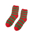 thumbnail image 1 of BKQCNKM Christmas Stocking Christmas Stockings Super Cute Warm Plush Soft Print Women'S Christmas Ear Socks Socks Winter Socks Stocking Stuffers For Adults Green One Size, 1 of 4