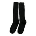 thumbnail image 1 of BKQCNKM Compression Socks for Women Knee High Socks for Women Fuzzy Socks Winter Coral Fleece Socks Middle Cute Home Solid Calf Socks Compression Socks for Women Plus Size, Black One Size, 1 of 3