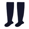 thumbnail image 1 of BKQCNKM Compression Socks for Women Knee High Socks for Women's Football Socks with Towel Sole Wear Non Slip Mid Tube Short Top Socks Compression Socks for Women Plus Size, Dark Blue One Size, 1 of 2