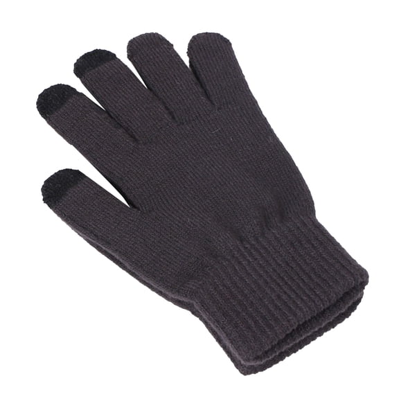 BKQCNKM Gloves for Cold Weather Winter Gloves Men and Women Autumn and Winter Knitted Padded Warm Wool Gloves Winter Gloves Women, Gray One Size