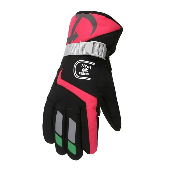 BKQCNKM Gloves for Cold Weather Winter Gloves Winter and Warm Adult Windproof Gloves Ski Gloves Winter Gloves Women, Pink One Size