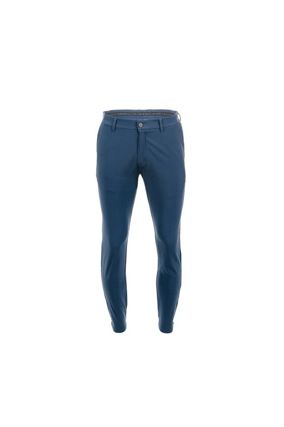 Golf Pants Men Mens Dress Pants Wide Slim Pants Tight Casual Pants Breathable Pants Ankle Zip Slim Fit Joggers Mens Pants 1Pc Pant Blue L
