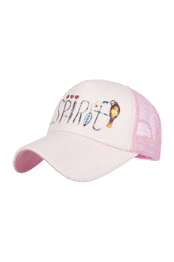 Hats for Men, Mens Hats, Baseball Cap, Fashion Hop Cap Sun Beach Hat Breathable Women Baseball Men Hat Adjustable Hip Baseball Caps, Pink One Size