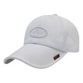 thumbnail image 1 of BKQCNKM Hats for Men, Mens Hats, Baseball Cap, Men Ladies Embroidered Letters Baseball Cap Mesh Breathable Cap Sunshade Mesh Hat, White One Size, 1 of 3
