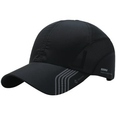 BKQCNKM Hats for Men, Mens Hats, Baseball Cap, Men and Women Summer Fashion Outdoor Casual Baseball Caps Visors Hats, Black One Size