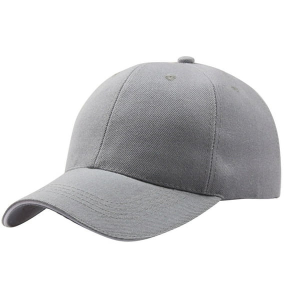 BKQCNKM Hats for Men, Mens Hats, Baseball Cap, Snapback Baseball Men Women Hat Hip-hop Baseball Caps, Gray One Size