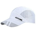 thumbnail image 1 of BKQCNKM Hats for Men, Mens Hats, Baseball Cap, Trucker Baseball Unisex Cap Messy Ponytail Buns Plain Visor Hat Baseball Caps, White One Size, 1 of 2