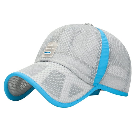 BKQCNKM Hats for Men, Mens Hats, Baseball Cap, Youth Trucker Cap with Adjustable Snapback Unisex Kids Breathable Baseball Cap Hat, B One Size