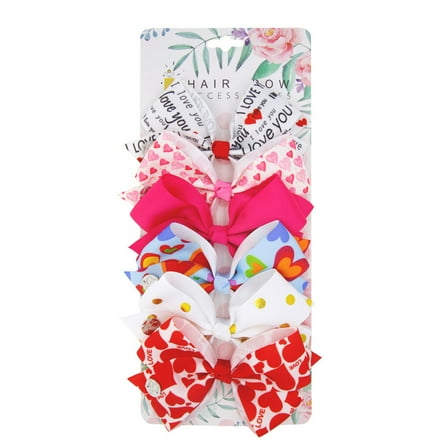 BKQCNKM Headbands for Women Headband for Washing Face 6 Pcs Hair Bows Gradient Bowknot Headdress Ropes Decorations Headdress Decoration for Girls Headbands, Multi-color 4 4