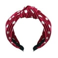 thumbnail image 1 of BKQCNKM Headbands for Women Headband for Washing Face Fashion Velvet Bow Knot Hairband Women Hair Head Hoop Sweet Girls Hair Headband Headbands, Red One Size, 1 of 1