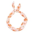thumbnail image 1 of BKQCNKM Headbands for Women Headband for Washing Face Paisley Rockabilly Wired Headband Polka Dot Tartan Retro Scarf Wire Hair Band Headbands, Orange One Size, 1 of 2