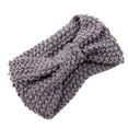 thumbnail image 1 of BKQCNKM Headbands for Women Headband for Washing Face Woman Adult Crochet Solid Headband Warm Bulky Crocheted Headwrap Headband Headbands, Gray One Size, 1 of 3