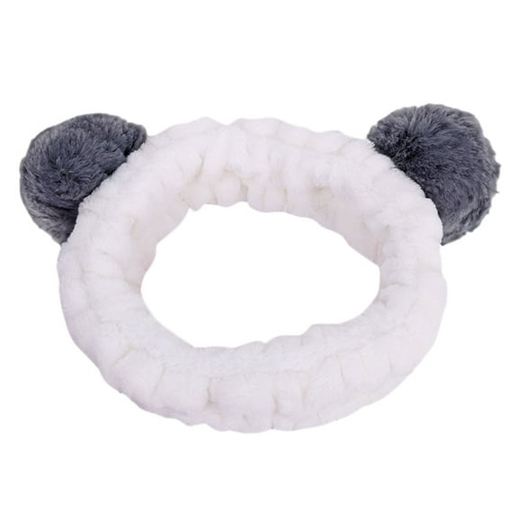 BKQCNKM Headbands for Women Headband for Washing Face Head Hairband Cute Women Ear Elastic Ladies Hair Band Headband Headbands, Gray One Size