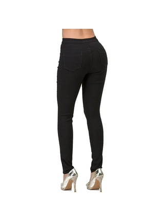 Sexy Dance Women Plus Size Leggings High Waist Oversized Faux Denim Pant  Tummy Control Fake Jeans Stretch Jeggings Full Length Sport Pencil Pants