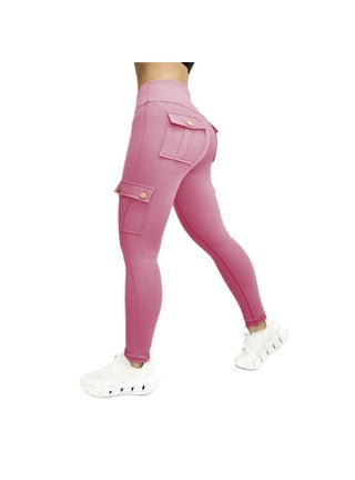 90 Degree By Reflex Power Flex Yoga Pants - High Waist Squat Proof Ankle  Leggings with Pockets for Women - Pomberry - XS in Oman