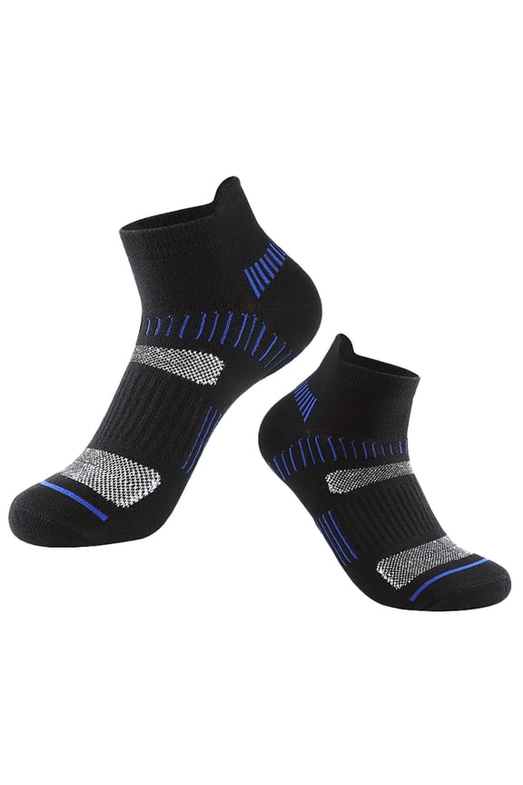 Mens Socks Wool Socks Mens Thermal Socks for Men Grip Socks Men's Sweat Absorbing and Sports and Leisure Low Top Shallow Mouth Seasonal Short Socks Thermal Socks, Black One Size