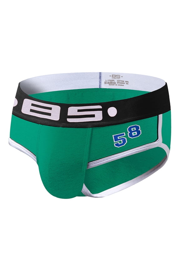 Panties Thongs Mens Underwear Comfortable Briefs And Breathable Cotton Mens Men's underwear Men'S Underwear Underwear For Men Pack (Men) Green XXL
