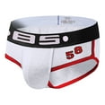 thumbnail image 1 of BKQCNKM Panties Thongs Mens Underwear Comfortable Briefs And Breathable Cotton Mens Men's underwear Men'S Underwear Underwear For Men Pack (Men) White M, 1 of 9