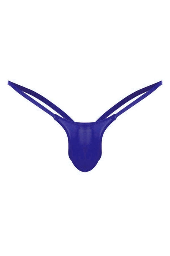 Panties Thongs Mens Underwear G-string Back Mens Briefs Thong Open Low Underwear Waist Underpants Men'S Underwear Underwear For Men Pack (Men) Dark Blue M