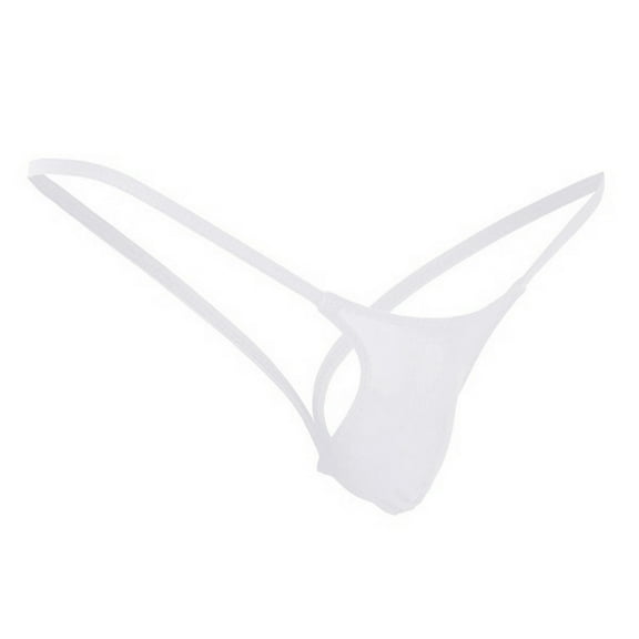 BKQCNKM Panties Thongs Mens Underwear G-string Back Mens Briefs Thong Open Low Underwear Waist Underpants Men'S Underwear Underwear For Men Pack (Men) White XXL