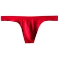 thumbnail image 1 of BKQCNKM Panties Thongs Mens Underwear Men Fashion Underpants Solid Briefs Underwear Pants Panties Men'S Underwear Underwear For Men Pack (Men) Red M, 1 of 5
