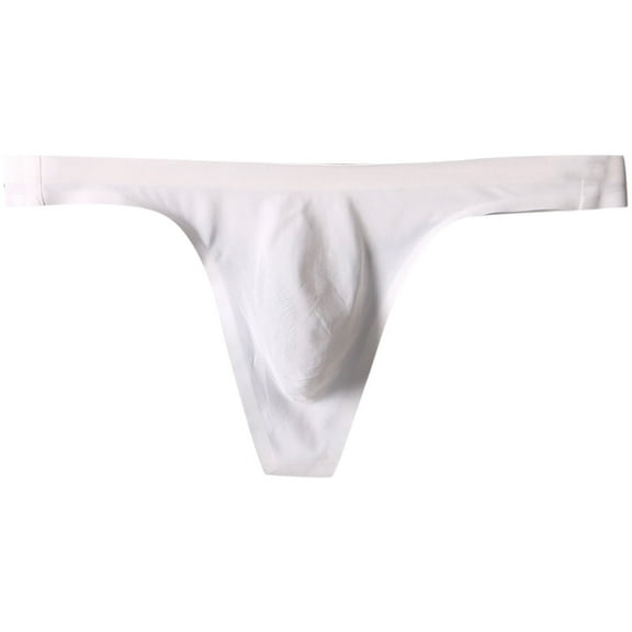 BKQCNKM Panties Thongs Mens Underwear Men Fashion Underpants Solid Briefs Underwear Pants Panties Men'S Underwear Underwear For Men Pack (Men) White L
