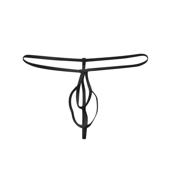 BKQCNKM Panties Thongs Mens Underwear Thong Pouch Briefs Underwear Underpants Mens Bikini Bulge Men'S Underwear Underwear For Men Pack (Men) Black One Size