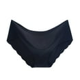 thumbnail image 1 of BKQCNKM Panty Liners For Women Women'S Panties Underwear Breathable Midwaist Silk Non- Color Solid Women'S Panties For Women, 1 of 1