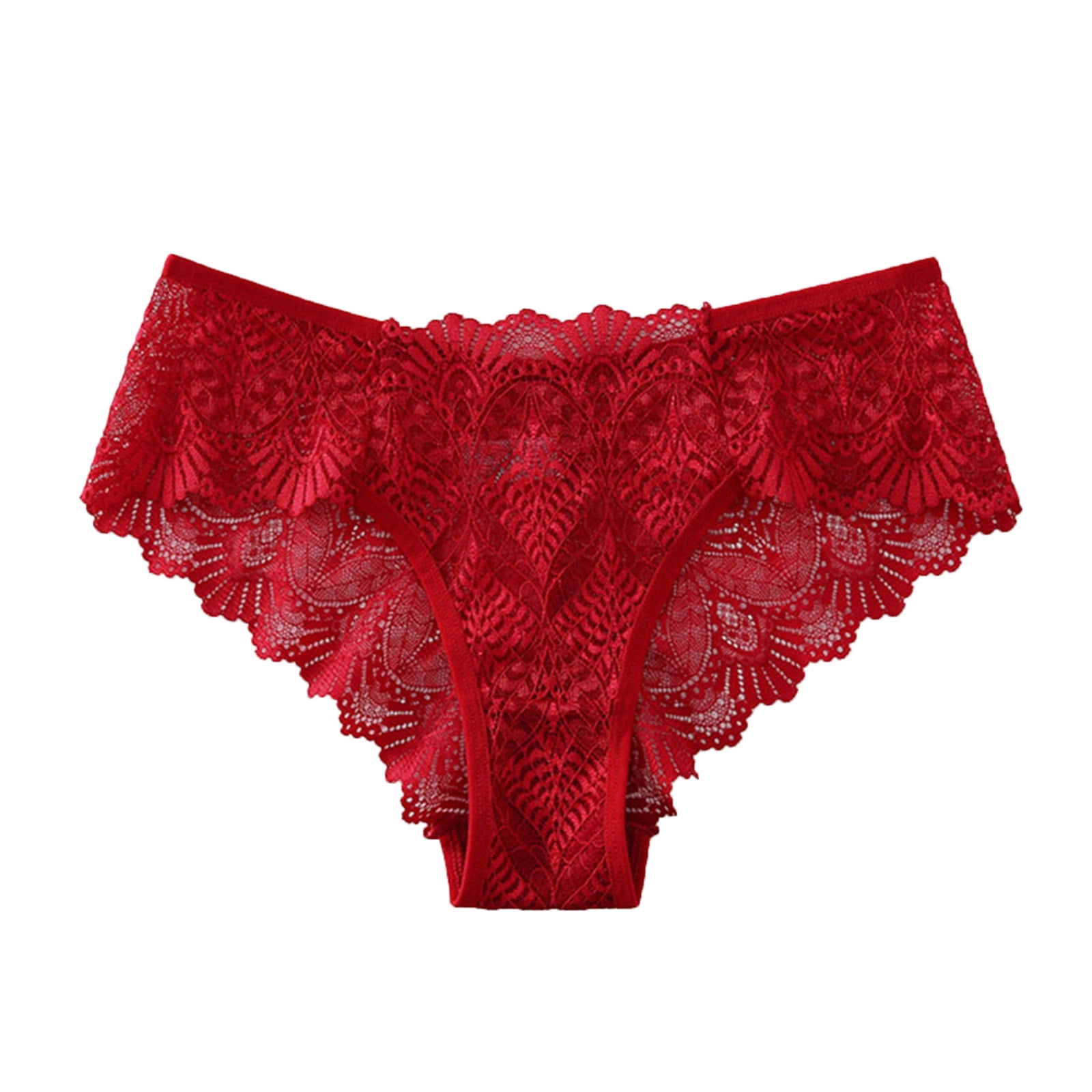 BKQCNKM Panty Liners For Women Women'S Panties Women'S Bikini Panty Lace Trim 4 Colors Comfy